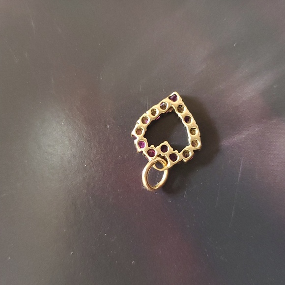 Guinuine Ruby Solid Gold Pennant. Vintage. SALE, WONT LAST LONG‼️ - Picture 6 of 7